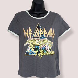 (2/$20) Def Leppard Hysteria Leopard Tee